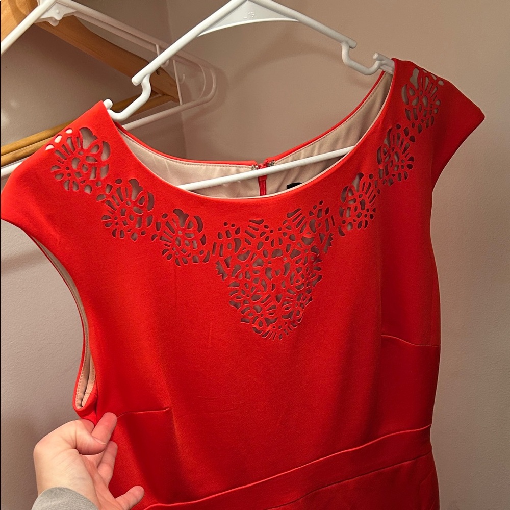 Coral/Red Dress
